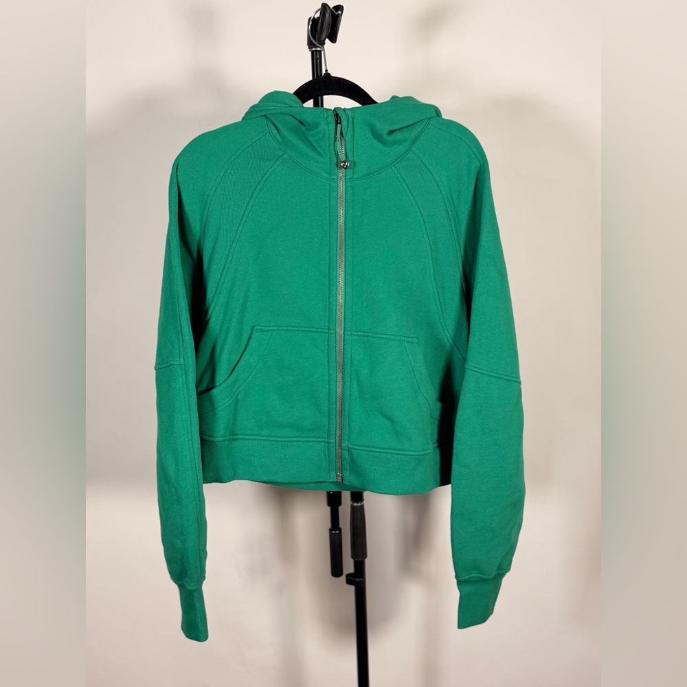 NWOT Lululemon Scuba Oversized Full-Zip Hoodie Cascadia Green - Picture 4 of 7